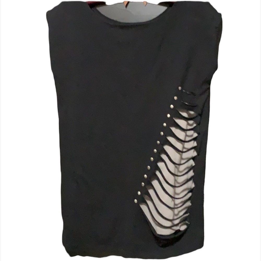 Maternity Black Tank Top -Edgy🕶🌚🖤🆒